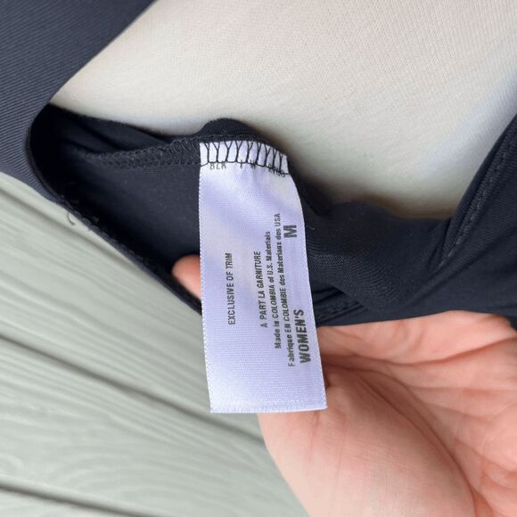 Patagonia Navy Halter Dress Open Back Tie Size M Travel Beach Casual - Picture 5 of 7